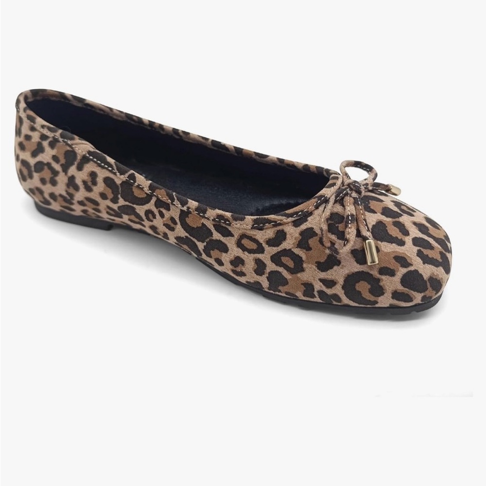 Kenneth Cole REACTION Elstree Ballet Flats Leopard Print Size 10 - Picture 11 of 14